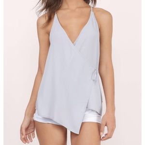 Tobi front tie tank top